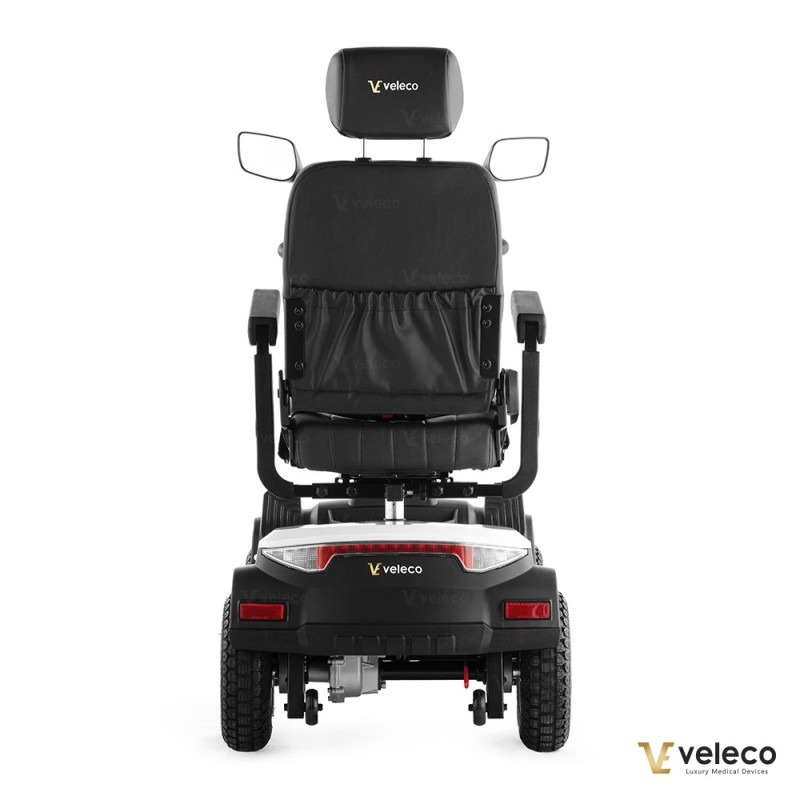 Veleco SHARPY: scooter de movilidad de 4 ruedas con asiento tipo capitán