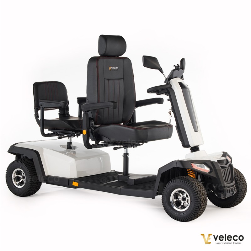 Veleco SHARPY TWIN: scooter de movilidad con doble asiento