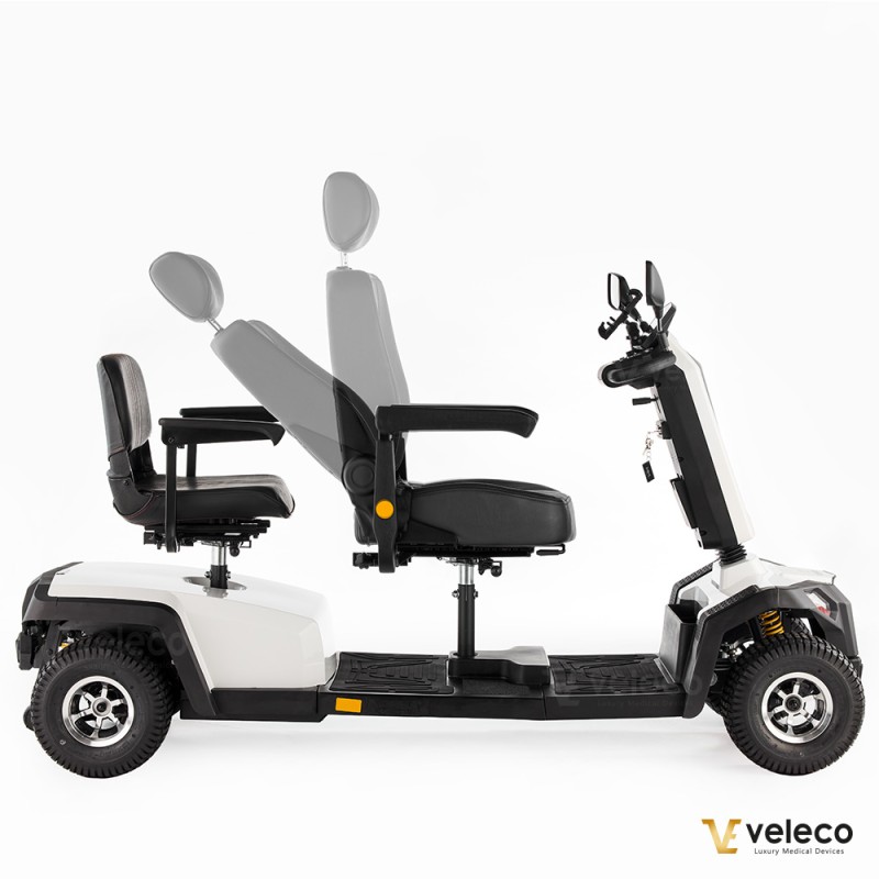 Veleco SHARPY TWIN: scooter de movilidad con doble asiento