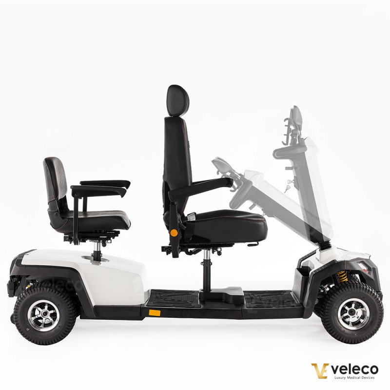 Veleco SHARPY TWIN: scooter de movilidad con doble asiento